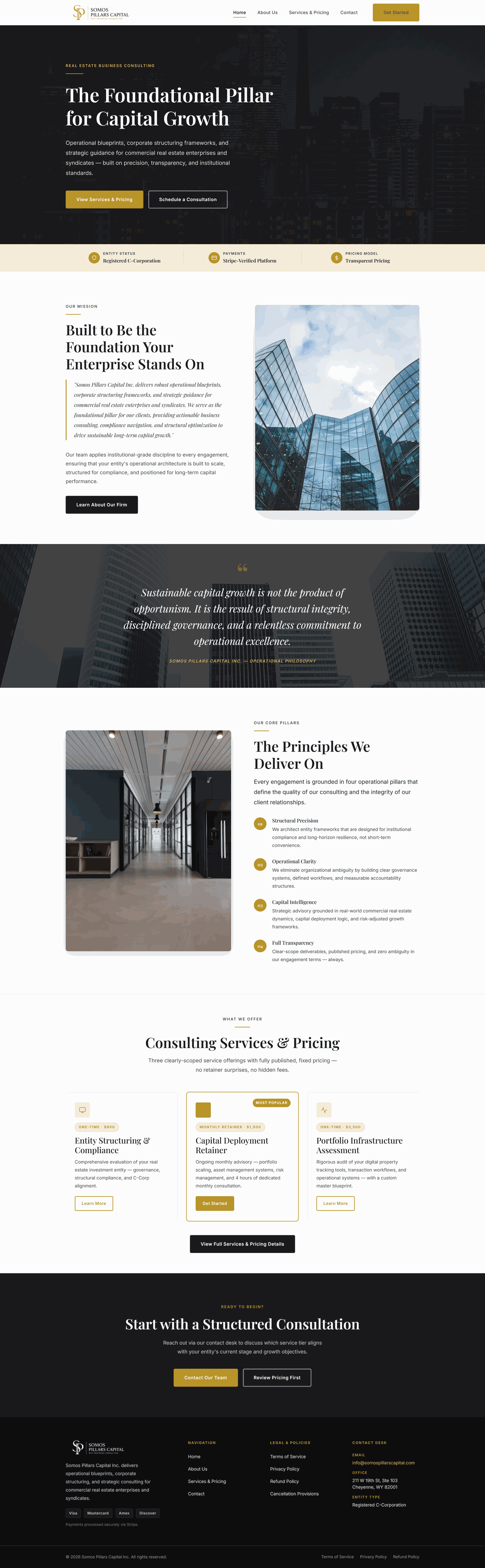 Somos Pillars Capital Inc.